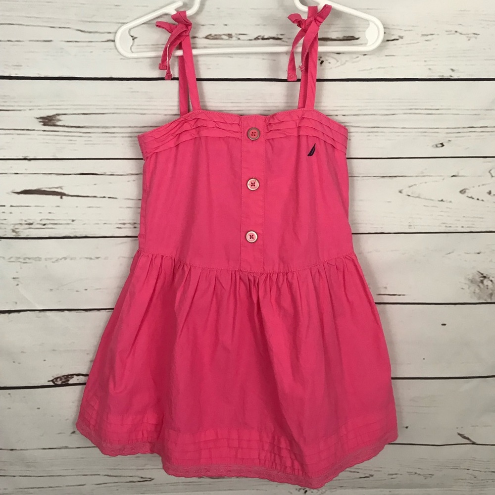 Nautica Girls Pink Dress Size 4T